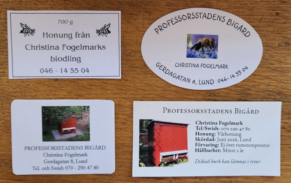 Figure 1: Etiketterna vi använt över årens lopp
